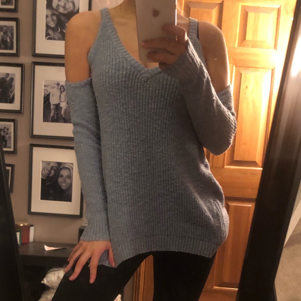 Cold Shoulder Sweater